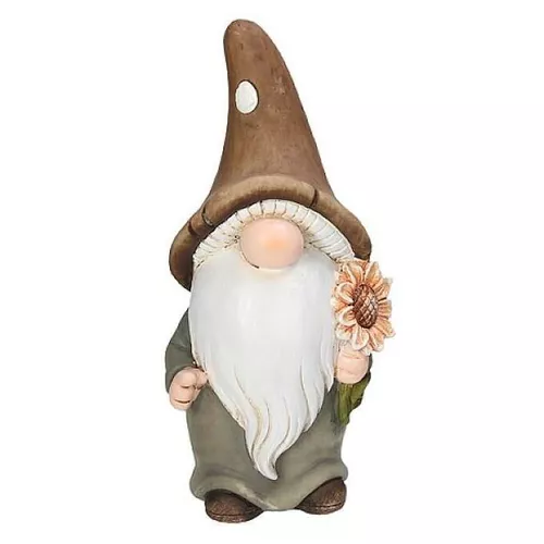 купить Новогодний декор Andrea Fontebasso 56931 Suvenir ceramic Elf de Craciun cu floare, 31cm в Кишинёве 