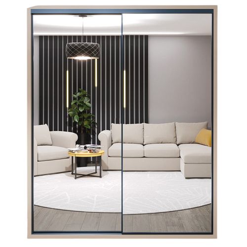 cumpără Dulap Bayro Parma 1800x2250x600 серый камень, купе în Chișinău 