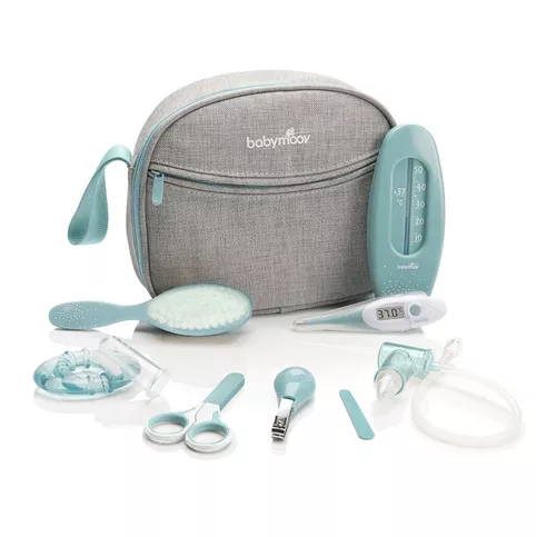 Set pentru ingrijirea bebelusului Babymoov Grooming Set Aqua (9 un.) 