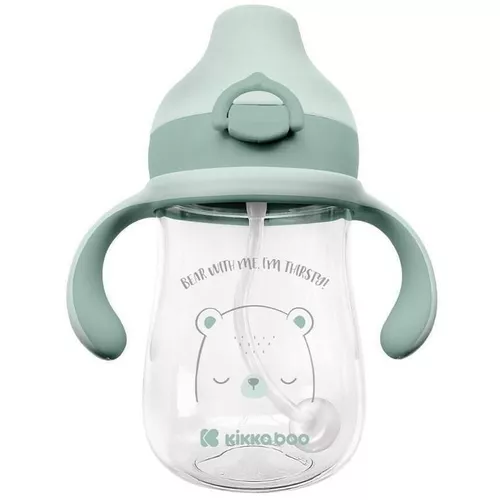 cumpără Cană cu pai Kikka Boo 31302020102 Cana din tritan cu varf moale Bear with Me Mint, 300 ml în Chișinău 
