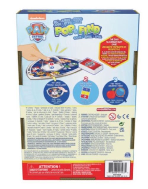 cumpără Joc educativ de masă Spin Master 6067833 Cărți de joc Patrula cățelușilor, 50 elem. în Chișinău 