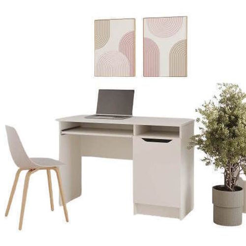 купить Офисный стол MebelStar LILU 110x50x75 White (MBS-1309) в Кишинёве 