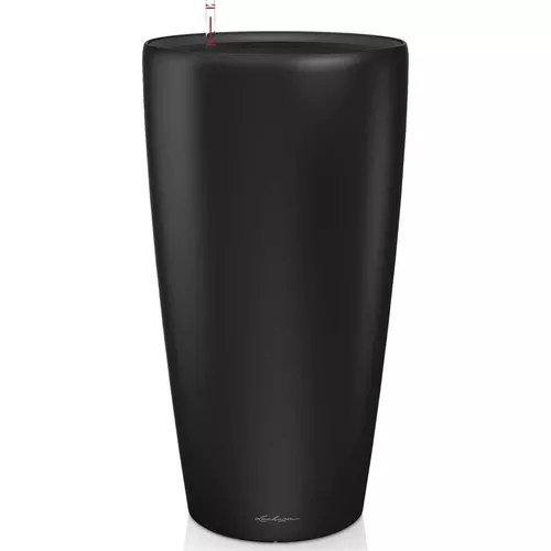 купить Цветочный горшок Lechuza Rondo Premium 32, Black Matt в Кишинёве 