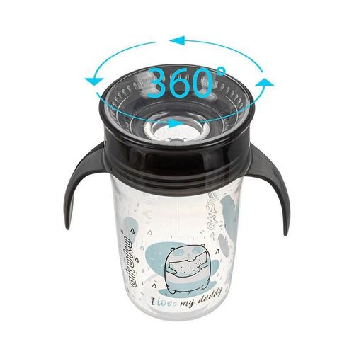 cumpără Cană cu pai Akuku A0671 Black 240ml în Chișinău 