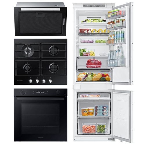 cumpără Set de tehnică încorporabilă Samsung NV7B4125ZAK/WT + NA64H3030AK/WT + NK52FG454CM/UR + BRB70F26CES0EO în Chișinău 