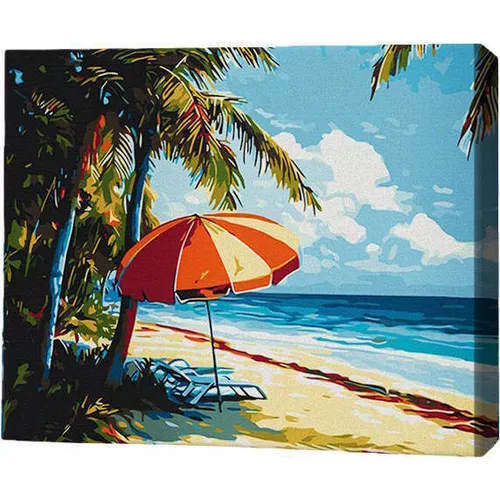 cumpără Tablou pe numere BrushMe MG0010FC 40х50cm (fără cutie) Colț de paradis în Chișinău 