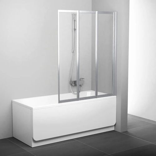 купить Панель для ванны Ravak Paravan cada 115x140 Satin Transparent VS3-115 (795S0U00Z1) в Кишинёве 