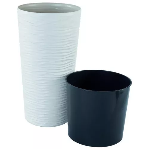 cumpără Ghiveci pentru flori Aleana 115045 Fiujin d16x30 cm, white rose în Chișinău 