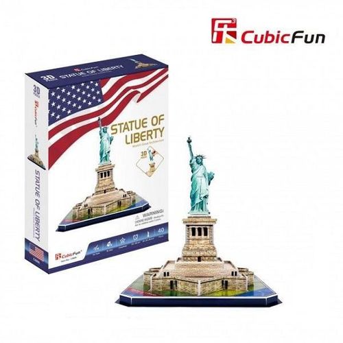 cumpără Set de construcție Cubik Fun 3C080h 3D puzzle Statuia Libertății (U.S.A), 39 elemente în Chișinău 
