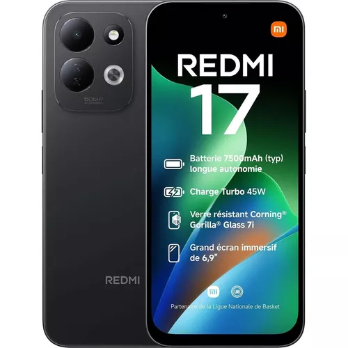 купить Смартфон Xiaomi Redmi 17 4/128GB Black в Кишинёве 