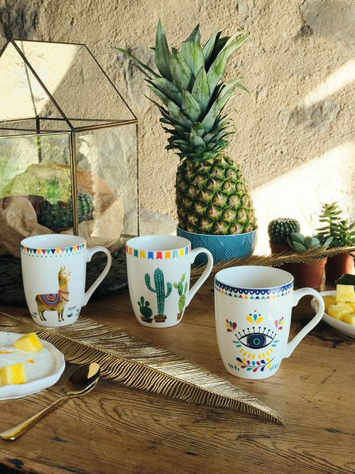 купить Чашка Tognana 54087 Iris Margarita 330ml, portelan, in asortiment в Кишинёве 