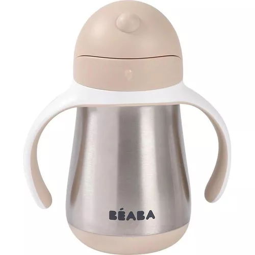 купить Поильник Beaba B913633 Cana cu pai din inox 250ml Clay в Кишинёве 