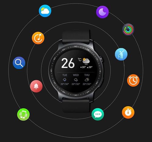 купить Смарт часы Zeblaze GTR 2 Black в Кишинёве 