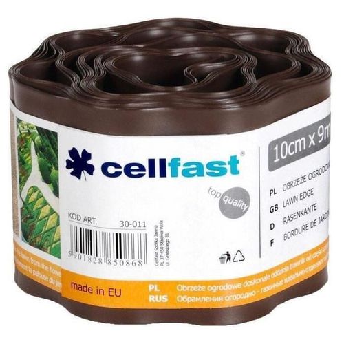 купить Садовая фигура Cellfast 30011 Газонная окантовка 10 см x 9 м (коричневая) в Кишинёве 