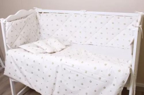 cumpără Lenjerie de pat pentru copii PernaMea Set lenjerie 8 piese Coronita Maro (PM.102145/1) în Chișinău 
