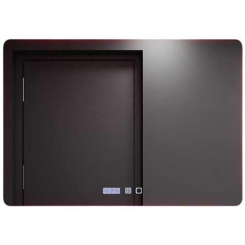cumpără Oglindă baie Bayro Alfa 1000x800 LED 3C touch c подогревом, часами и термометром în Chișinău 
