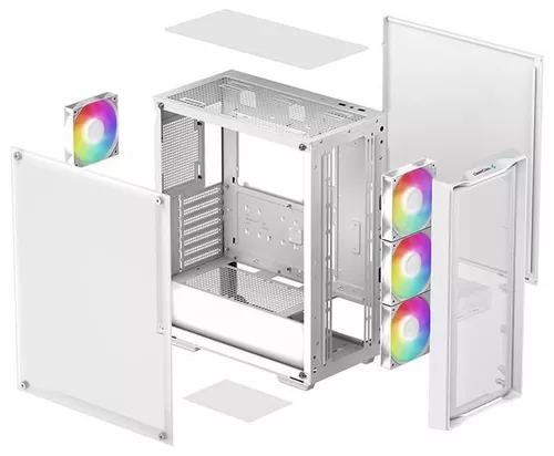 купить Корпус для ПК Deepcool CC560 MESH V2 WHITE ATX Case, without PSU в Кишинёве 