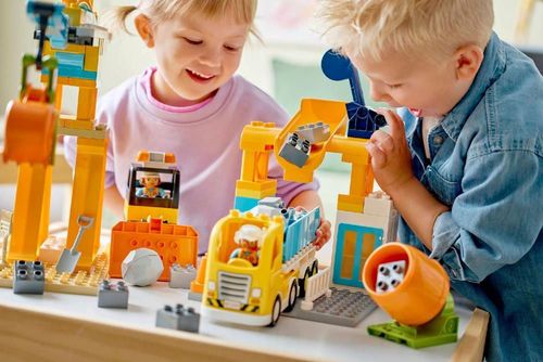 купить Конструктор Lego 10476 Construction Site and Vehicles 3in1 в Кишинёве 