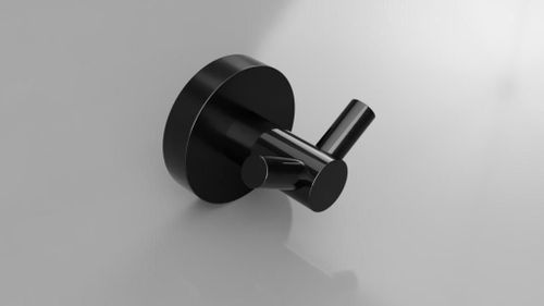 купить Вешалка для ванной Bemeta Dark dublu 104106030 в Кишинёве 