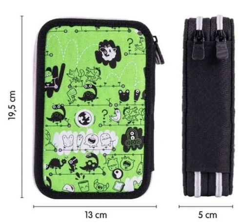 купить Школьный пенал Milan 081264TN2 Penar Tandem (2 compart., echipat) в Кишинёве 