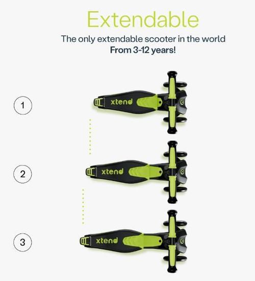 cumpără Trotinetă SmarTrike 2301204 Xtend Scooter, Lime (3-12ani) în Chișinău 