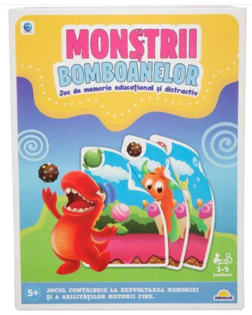 cumpără Joc educativ de masă Noriel S00003825 Joc de societate Monștrii Bomboanelor, (ro), Smile Games în Chișinău 