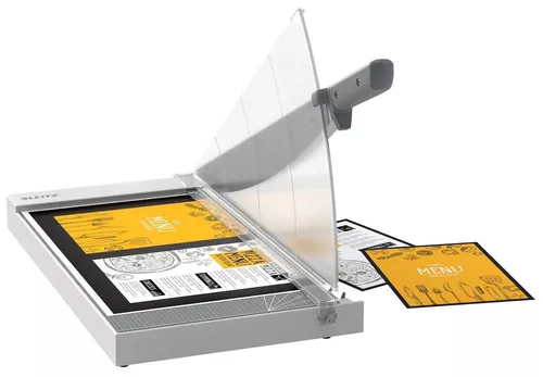 cumpără Ghilotina hârtie Leitz 90200000 Home Office Precision, A3, 10 coli, gri în Chișinău 