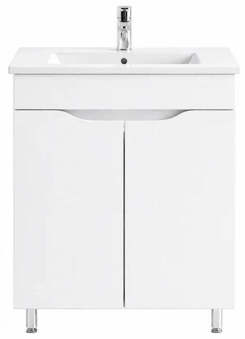 cumpără Dulap pentru lavoar Mashtab 11431 Print cu 2 usi 60cm Alb în Chișinău 