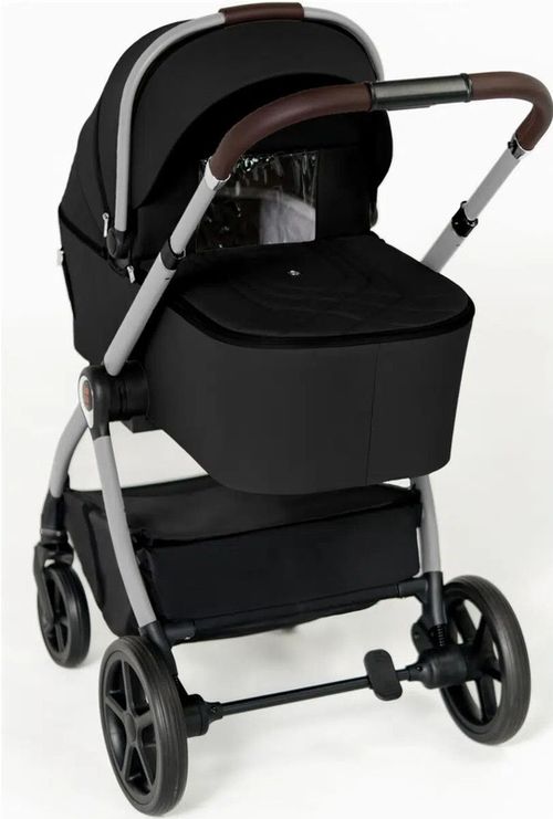 купить Детская коляска DadaPrams Carucior 2in1 Flux Black + Adaptoare в Кишинёве 