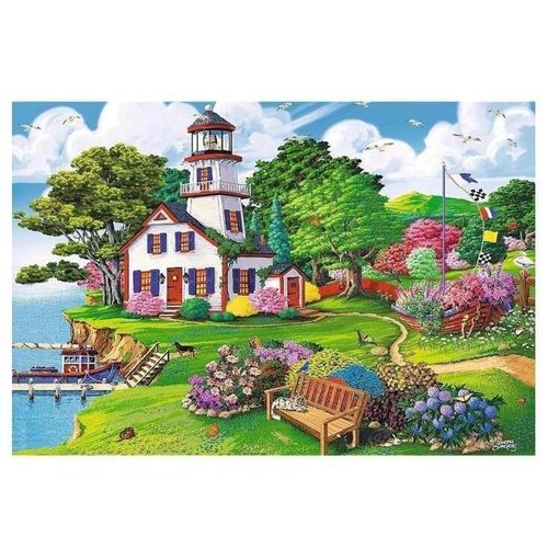купить Пазл Trefl 20219 Wooden puzzle 500+1. Rai de vara в Кишинёве 