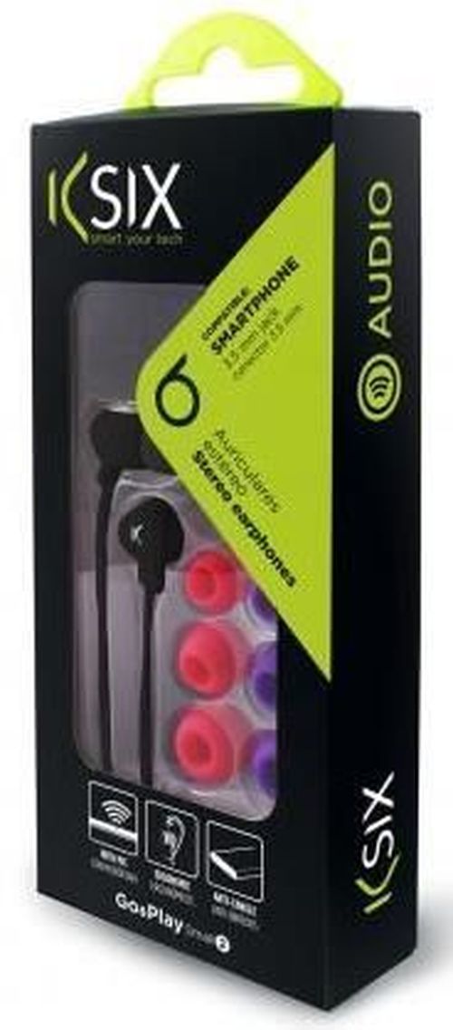 cumpără Căști cu fir KSIX Contact Go&Play Black în Chișinău 