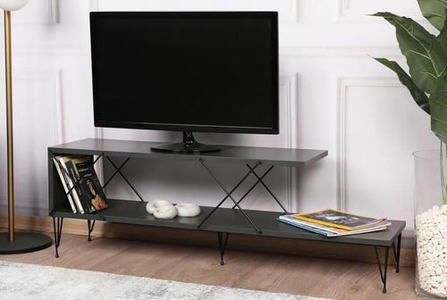 купить Тумба напольная для TV Trendy Strada Antracit, 120x40x30cm (GTR000208) в Кишинёве 