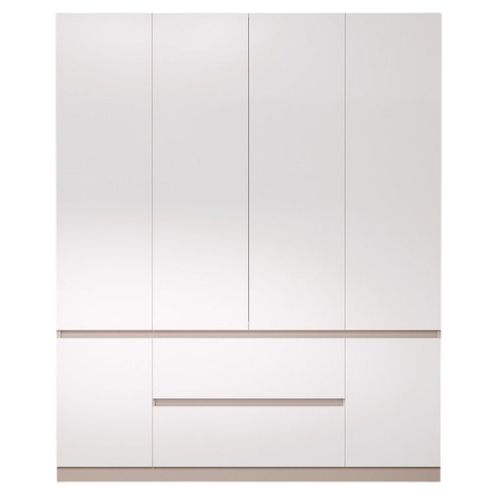 купить Шкаф Bayro Harmony 1800x2200x550 cu sertare gri piatra в Кишинёве 