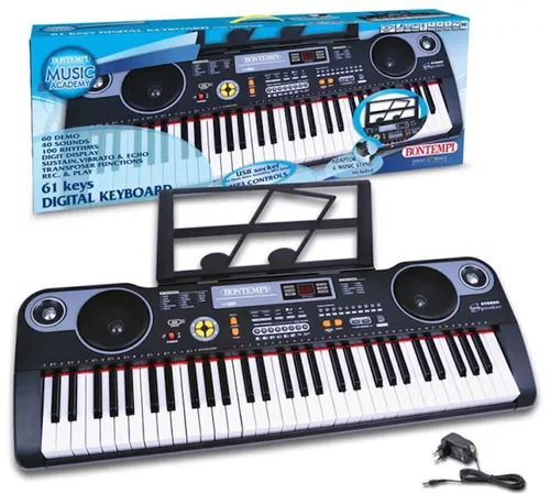 купить Музыкальная игрушка Bontempi 45981 Sintezator electronic (61 taste) full size в Кишинёве 