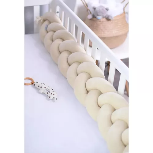 купить Бортик для кроватки Veres 154.02.12 Бампер-коса Beige 120x15 в Кишинёве 