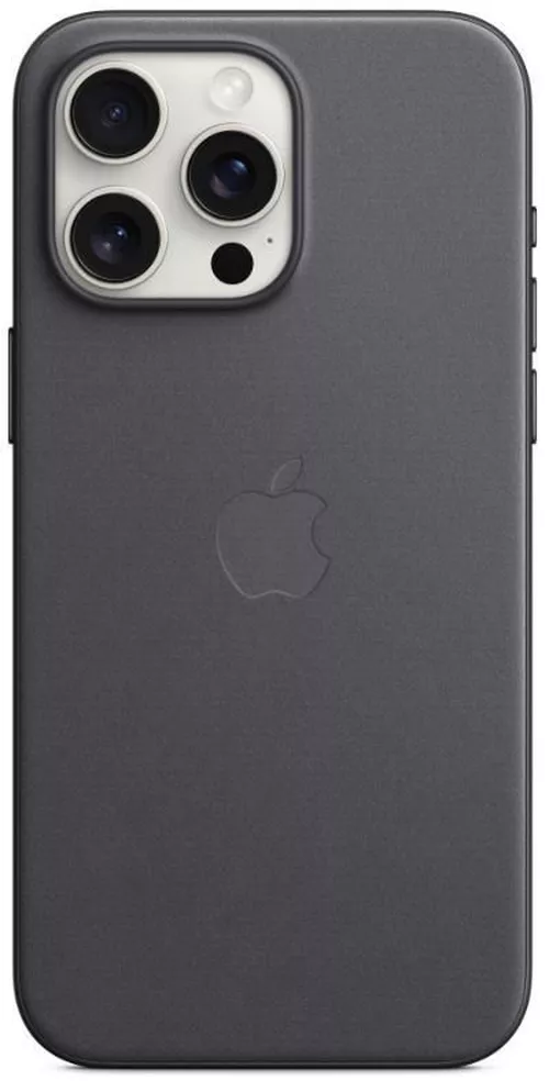 купить Чехол для смартфона Apple iPhone 15 Pro Max FineWoven MagSafe Black MT4V3 в Кишинёве 