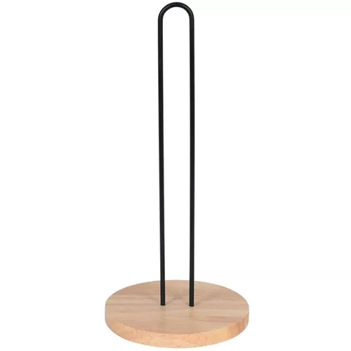cumpără Accesoriu pentru bucătărie Bisk 08235 Suport p/u prosoape de bucatarie, negru/lemn în Chișinău 