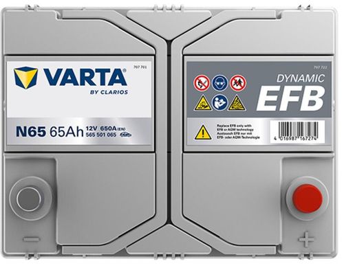 cumpără Acumulator auto Varta 65AH 650A(JIS) клемы 0 (232x173x225) S4 024 EFB (565501065K262) în Chișinău 