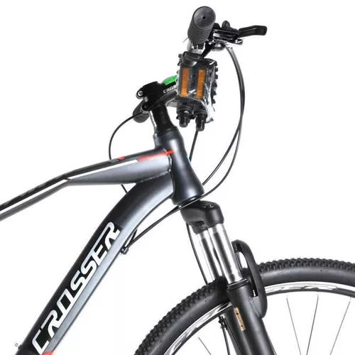 cumpără Bicicletă Crosser CR GEMINI R29 GD-SKD Black Red în Chișinău 