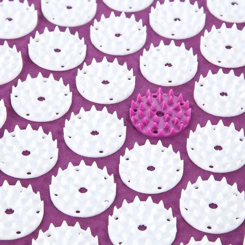 cumpără Dispozitiv de masaj mecanic miscellaneous 4144 Saltea acupunctura 125*48 cm Lavanda cu perna 17-44-307 AKM04 în Chișinău 
