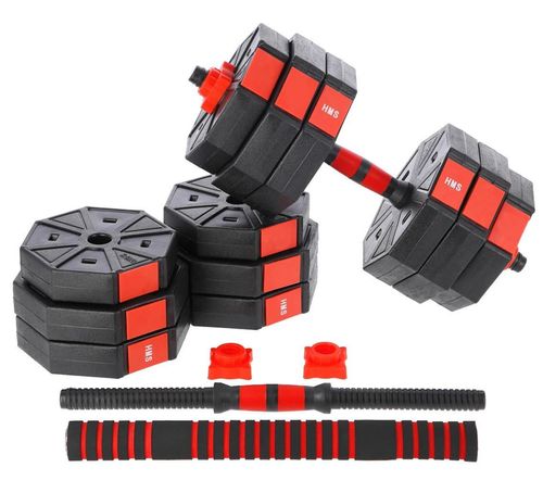 купить Гантель HMS 5568 Set gantere si bare 30kg SGC30 (17-57-031) в Кишинёве 