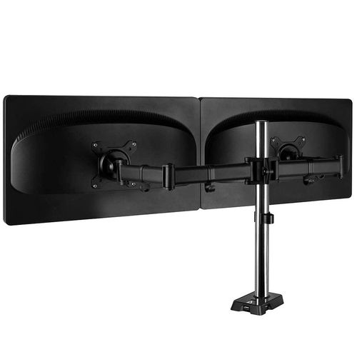 cumpără Arctic Z2 Gen 3 Monitor Arm for 2 monitors, up to 35", +/-15° tilt; 180° swivel; 360° rotate, VESA: 75x75, 100x100, 4-port USB hub, Table thickness max 60mm, Max load capacity 15Kg per mount, AEMNT00053A (suport de masa pentru monitoare) în Chișinău 