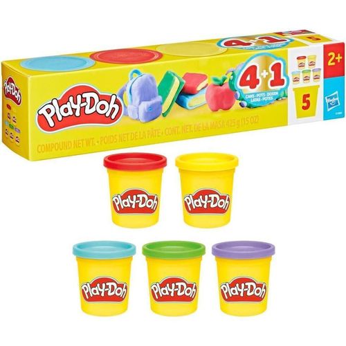 купить Набор для творчества Play-Doh G1860 Back To School 5-pack, ast в Кишинёве 
