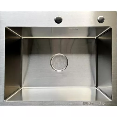 cumpără Chiuvetă bucătărie Backer Simple 550-450J Inox în Chișinău 
