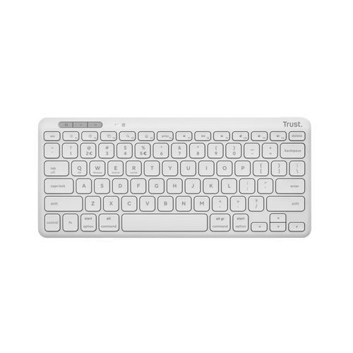 cumpără Tastatură Trust Lyra Multi-Device Compact Wireless White, US în Chișinău 