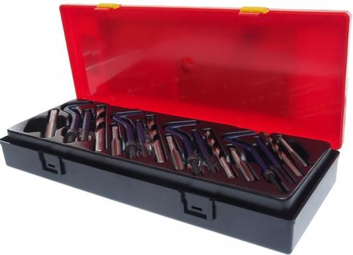 cumpără Set de unelte de mână JTC JTC-K128Z для восстановления резьбы M6×1.0, M8×1.25, M10×1.25, M10×1.5, M12×1.25 în Chișinău 