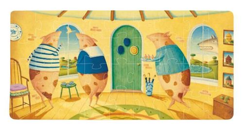 купить Головоломка Mideer MD3206 Puzzle cu basme ilustrate Trei purceluși, 36 elem. в Кишинёве 