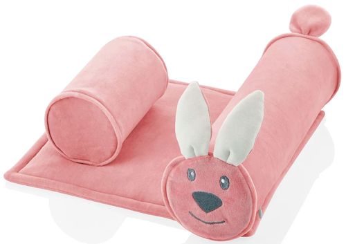 Подушка для младенцев с защитой от поворачивания BabyJem Pink 34x36 см 