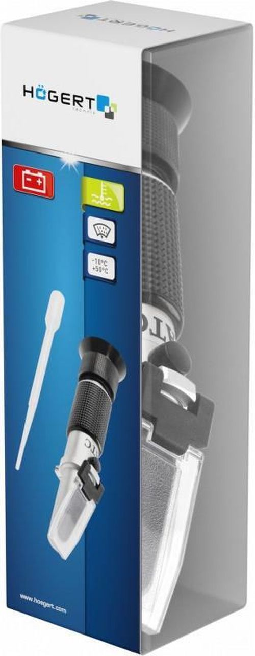 купить Измерительный прибор Hoegert HT8G419 Рефрактометр для анализа плотности AdBlue, антифриза и электролита в Кишинёве 