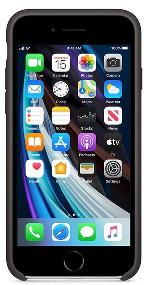 купить Чехол для смартфона Apple iPhone SE Silicone Case Black MXYH2/MN6E3 в Кишинёве 